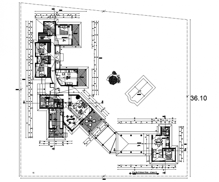 2d cad drawing of flat house elevation auto cad software