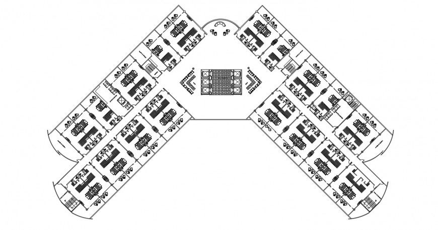 2d cad drawing of floor 5-star elevation autocad software