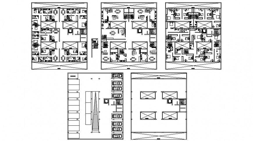 2d cad drawing of floor apartment plan auto cad software