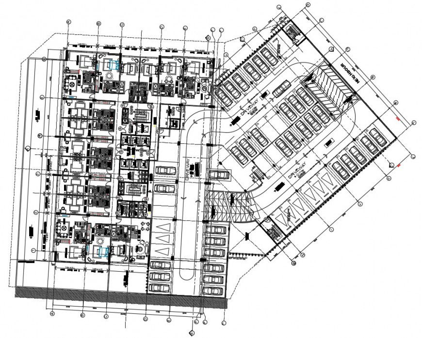 2d cad drawing of floor elevation top elevation autocad file