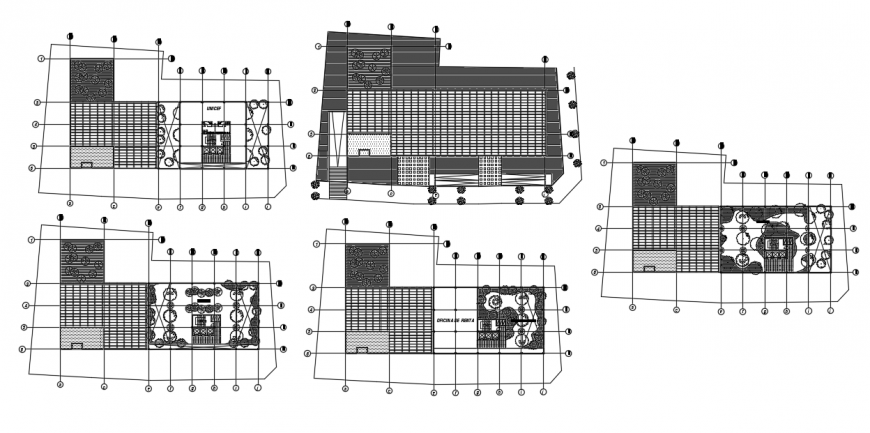 2d cad drawing of floor plan inner garden autocad software