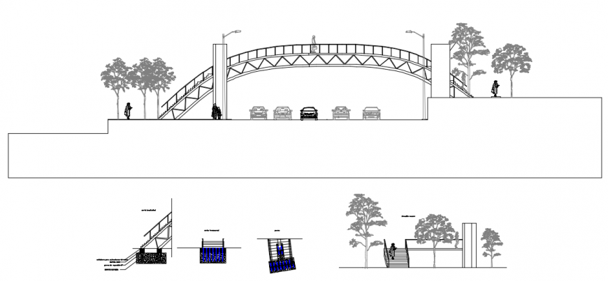 2d cad drawing of forged gate autocad software