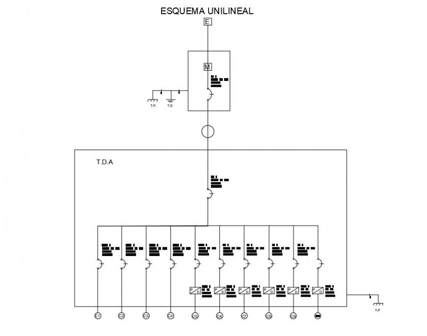 2d cad drawing of generator meter box auto cad software