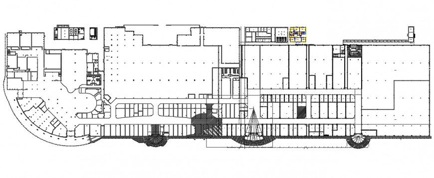 2d cad drawing of ground layout plan autocad software