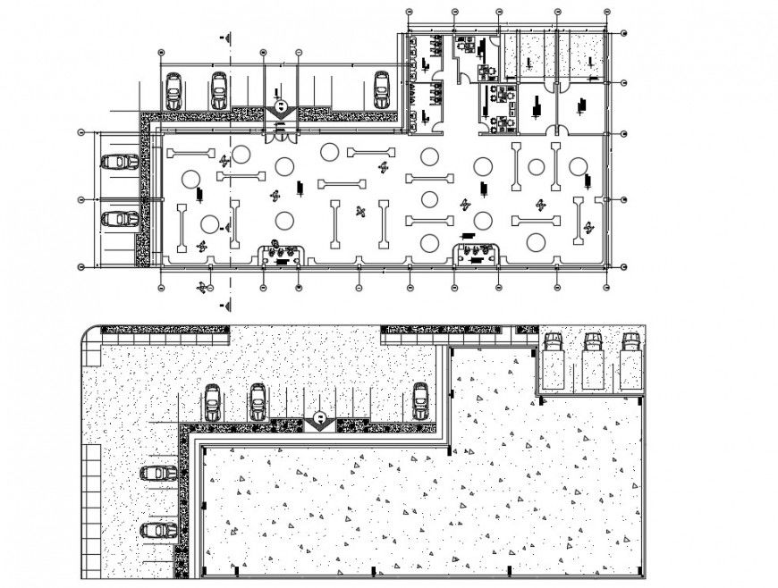 2d cad drawing of gym villa autocad software
