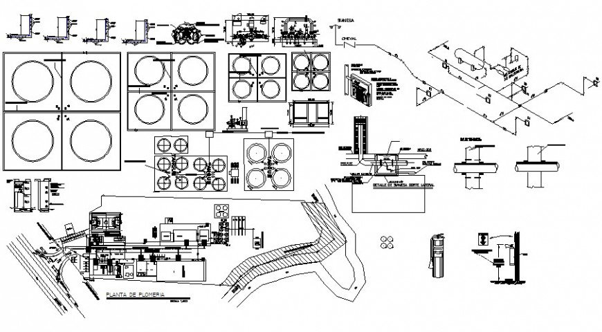 2d cad drawing of helipad elevation auto cad software