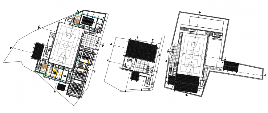 2d cad drawing of high school floor elevation auto cad software