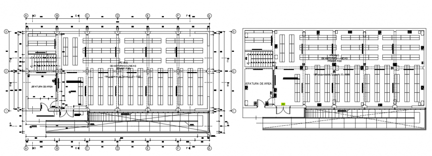2d cad drawing of historians files autocad software