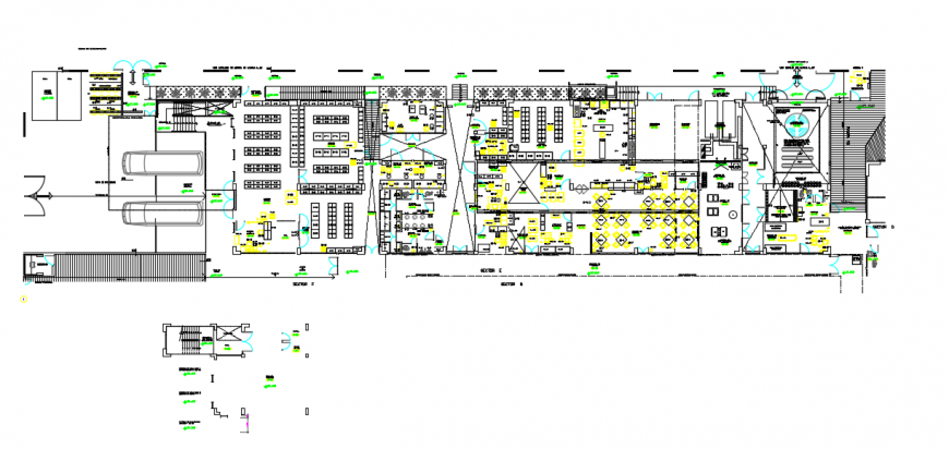 2d cad drawing of hospital elevation parking auto cad software