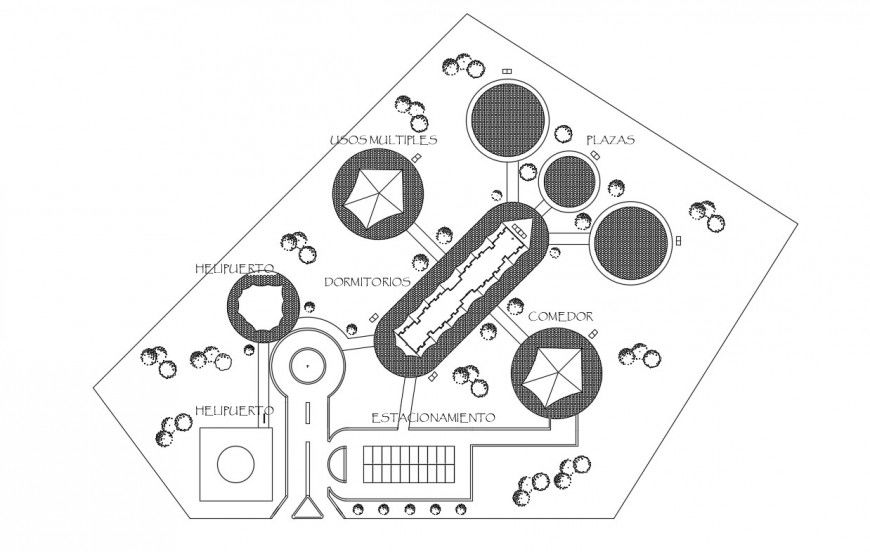 2d cad drawing of hostel elevation 6 autocad software