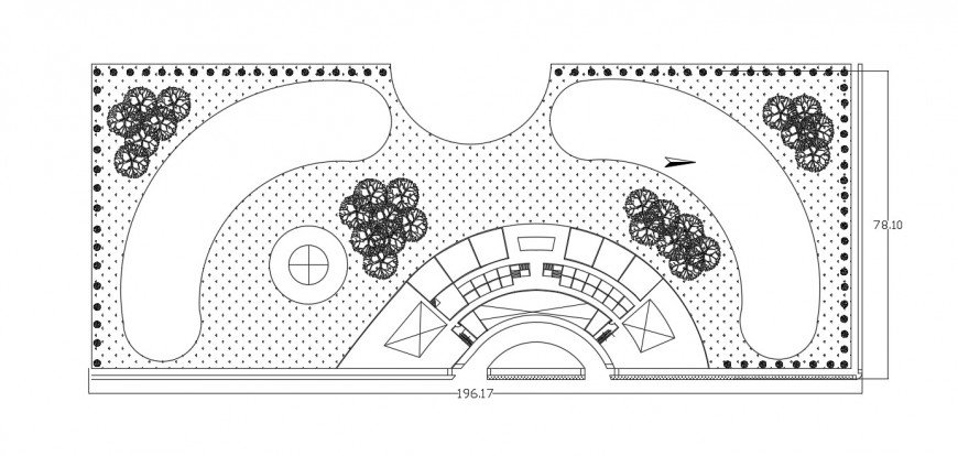 2d cad drawing of hotel elevation 2  autocad software