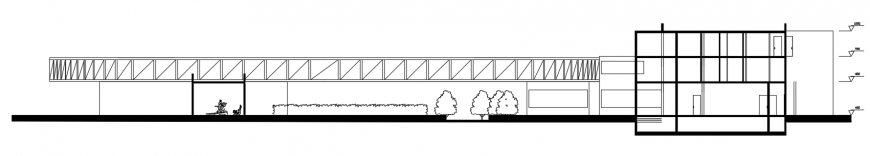 2d cad drawing of hotel project elevation autocad software