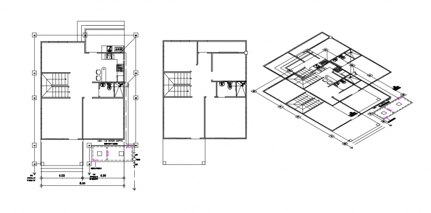 2d cad drawing of house drawing floor plan elevation autocad software