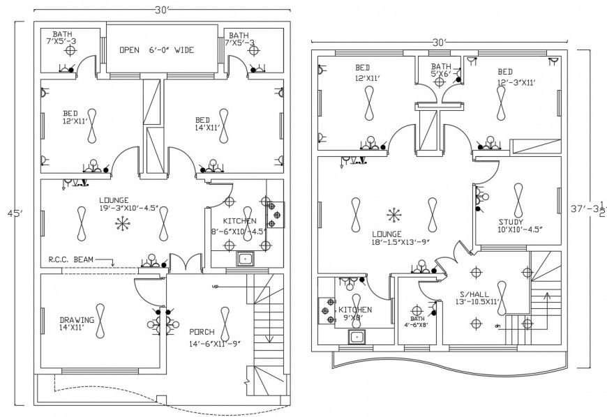 2d cad drawing of house electrical room autocad software