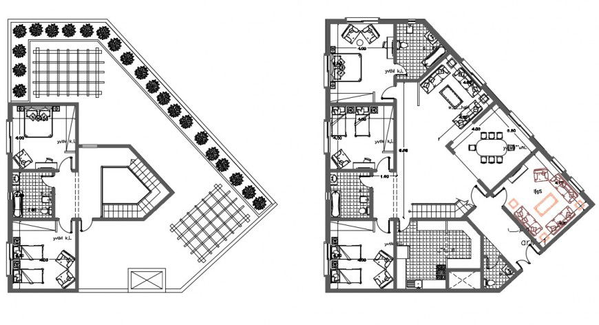 2d cad drawing of house exterior elevation autocad software