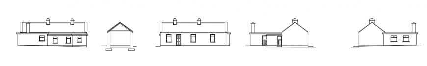 2d cad drawing of house plan elevation autocad software