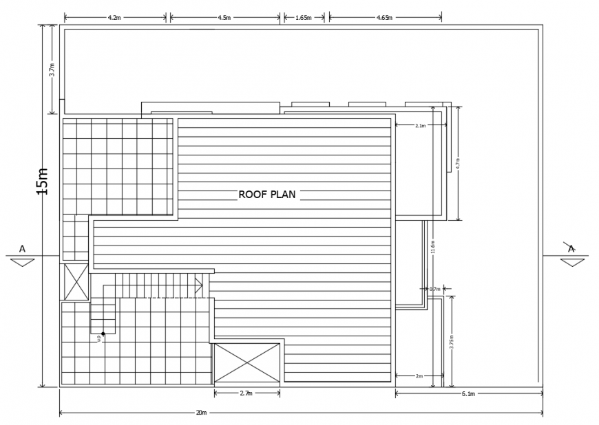 2d cad drawing of house stru roof plan autocad software