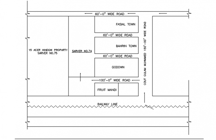 2d cad drawing of housing society autocad software