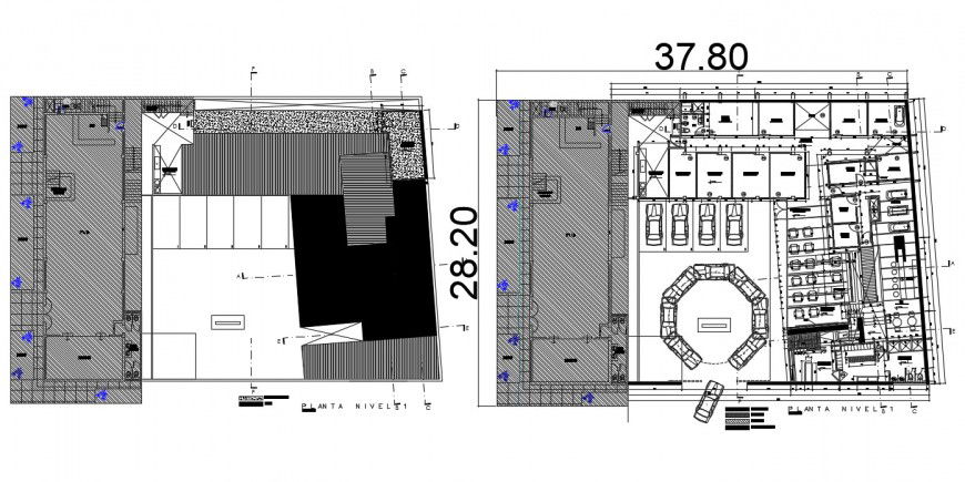 2d cad drawing of industry elevation autocad software