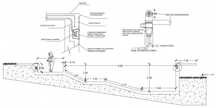 2d cad drawing of inner architectural plan autocad software