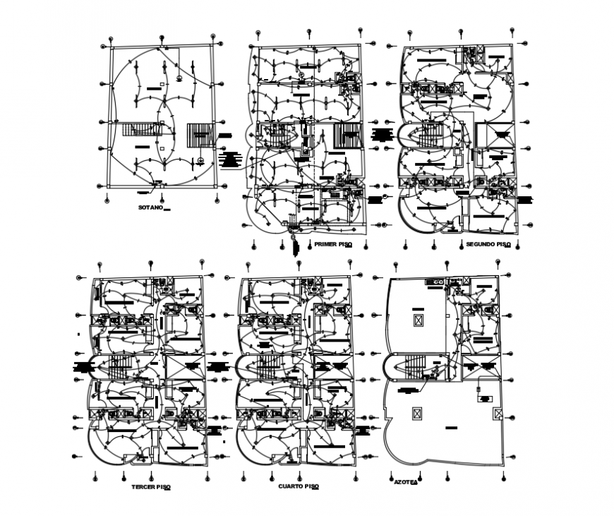 2d cad drawing of installation electrical autocad software