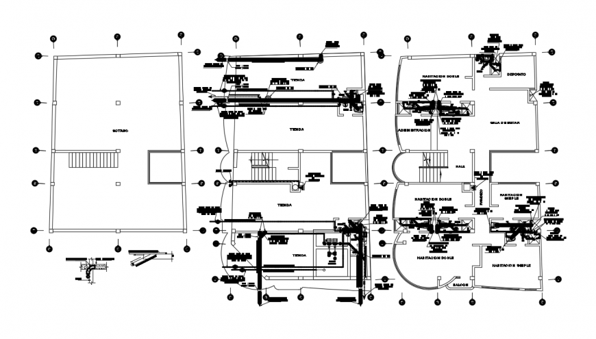 2d cad drawing of installation sanitary outlet autocad software