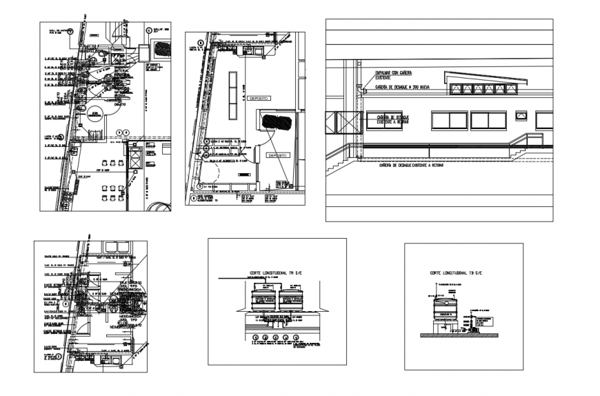 2d cad drawing of installation sanitary second-floor autocad software