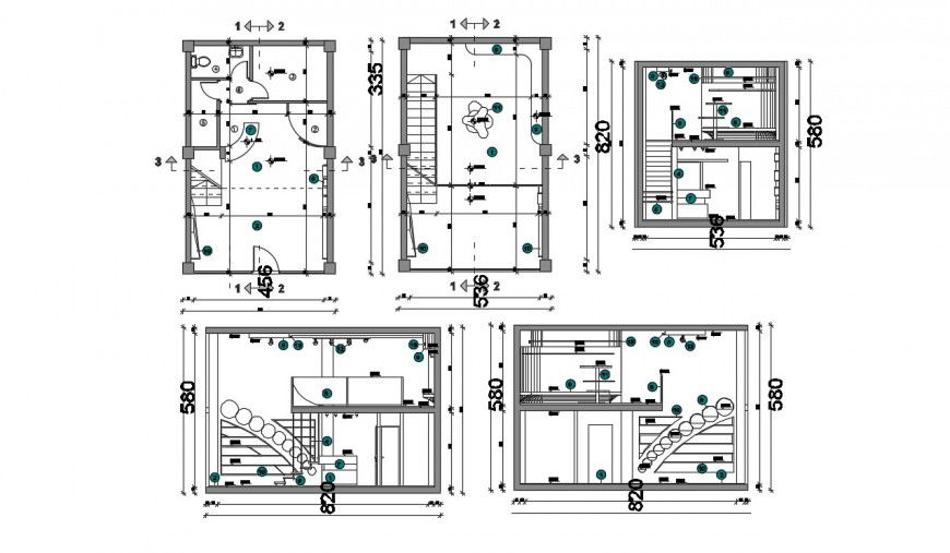 2d cad drawing of interior designator autocad software