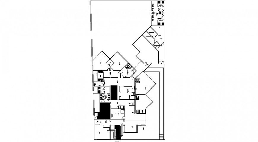 2d cad drawing of interior house plan auto cad software