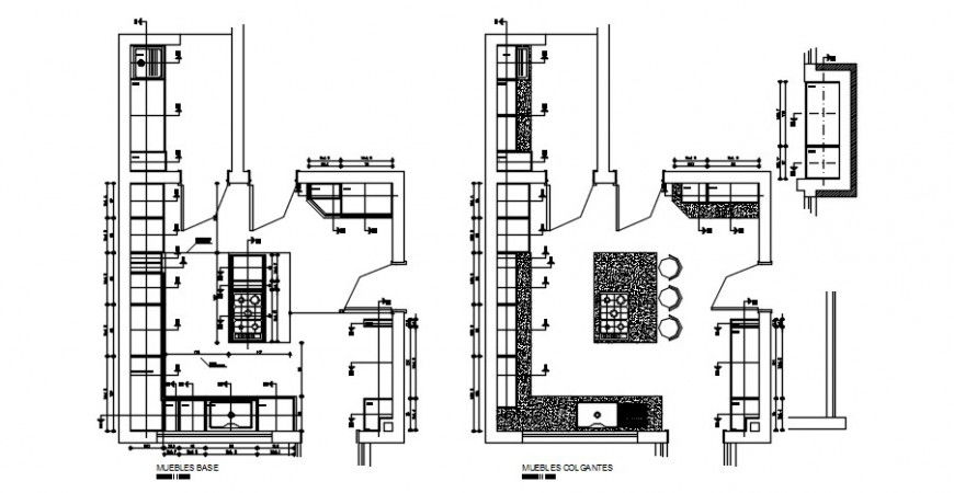 2d cad drawing of kitchen floor flooring plan auto cad software