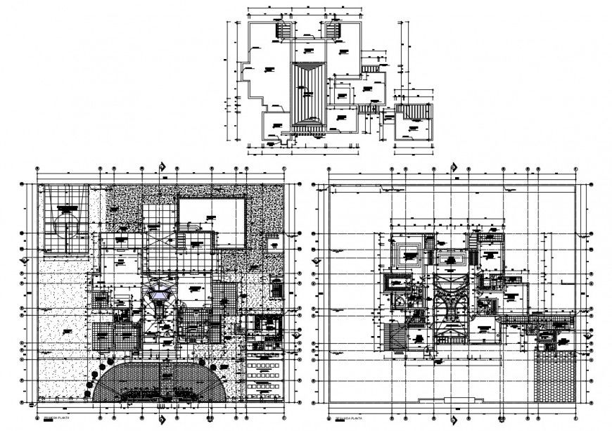 2d cad drawing of large family country house electrical layout plan autocad software