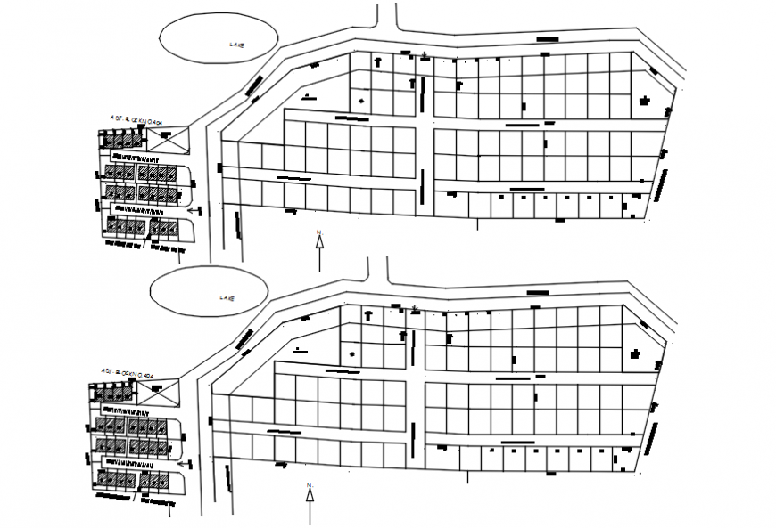 2d cad drawing of layot plan autocad software w