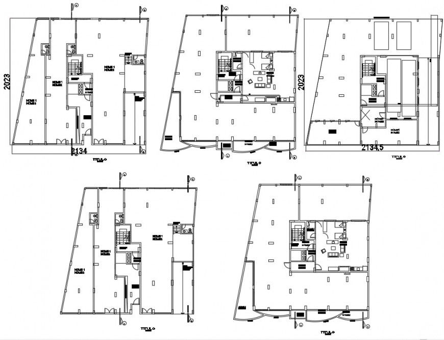 2d cad drawing of layout house elevation autocad software