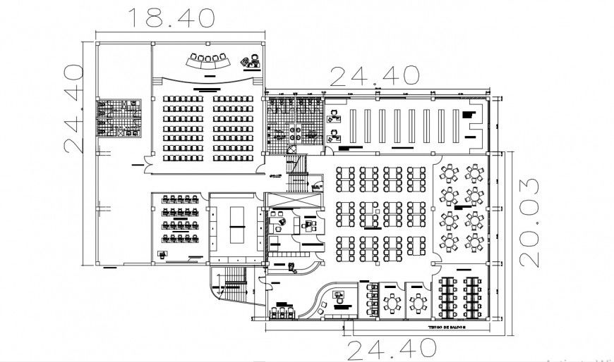 2d cad drawing of library elevation autocad software