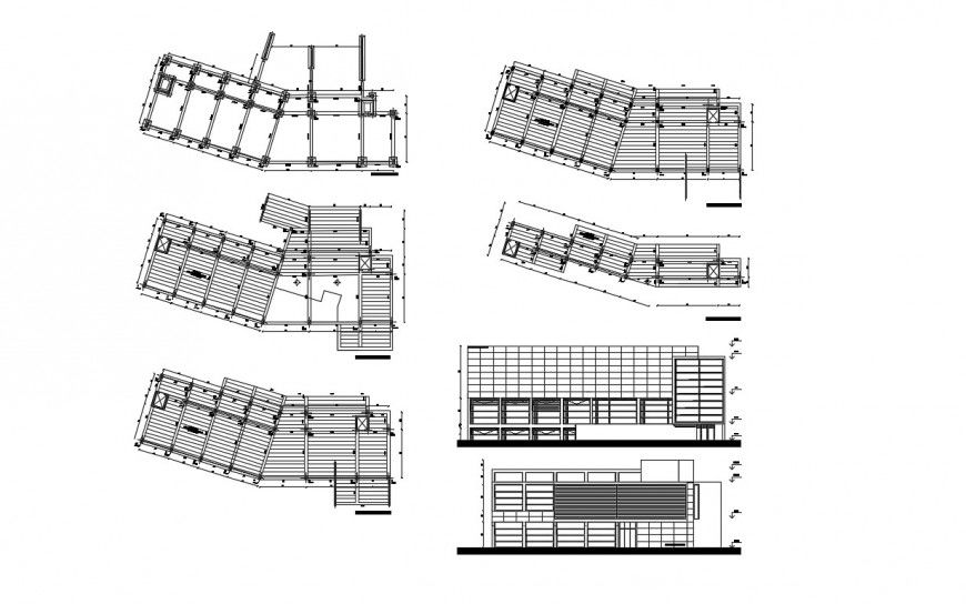2d cad drawing of library hatching autocad software