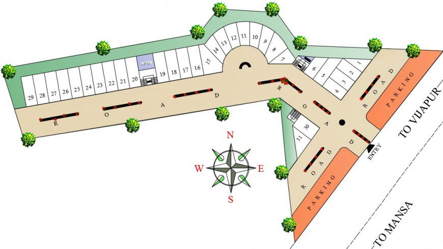 2d cad drawing of Mansa shop auto cad software