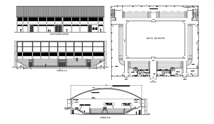 2d cad drawing of municipal elevation auto cad software