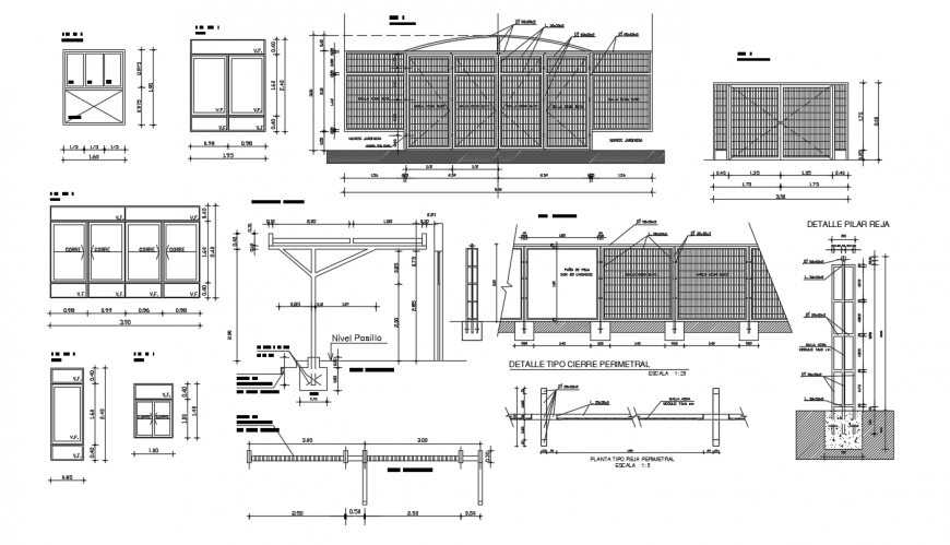 2d cad drawing of novel perimeter plan auto cad software