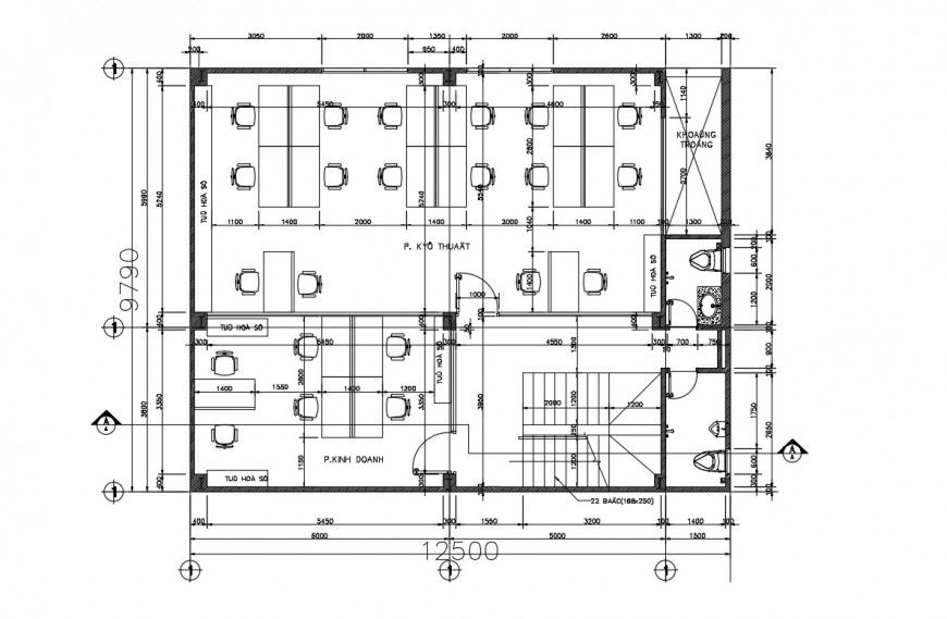 2d cad drawing of office cabin of autocad file