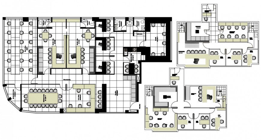 2d cad drawing of office floor plan autocad software
