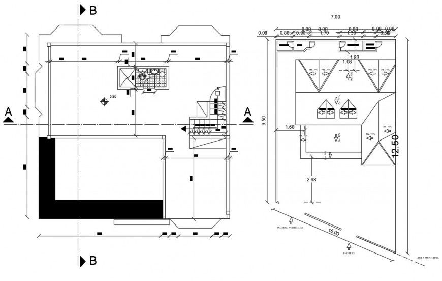 2d cad drawing of ordinary house washroom elevation autocad software