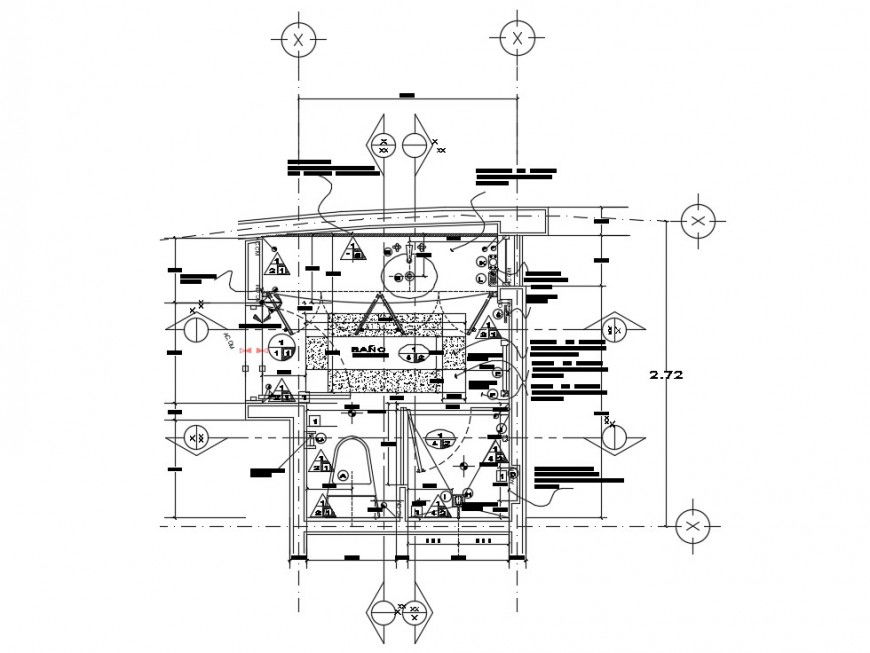 2d cad drawing of panel detail autocad software