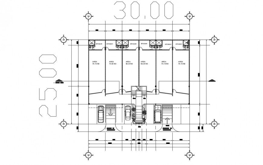 2d cad drawing of party hall autocad software