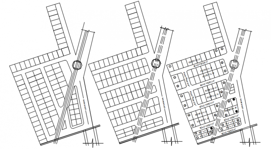 2d cad drawing of plot  Auto CAD software
