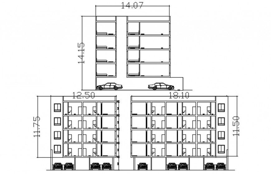 2d cad drawing of residential building autocad software