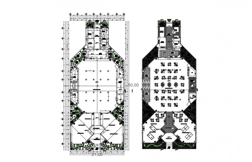 2d cad drawing of restaurant cuisine elevation autocad softwar