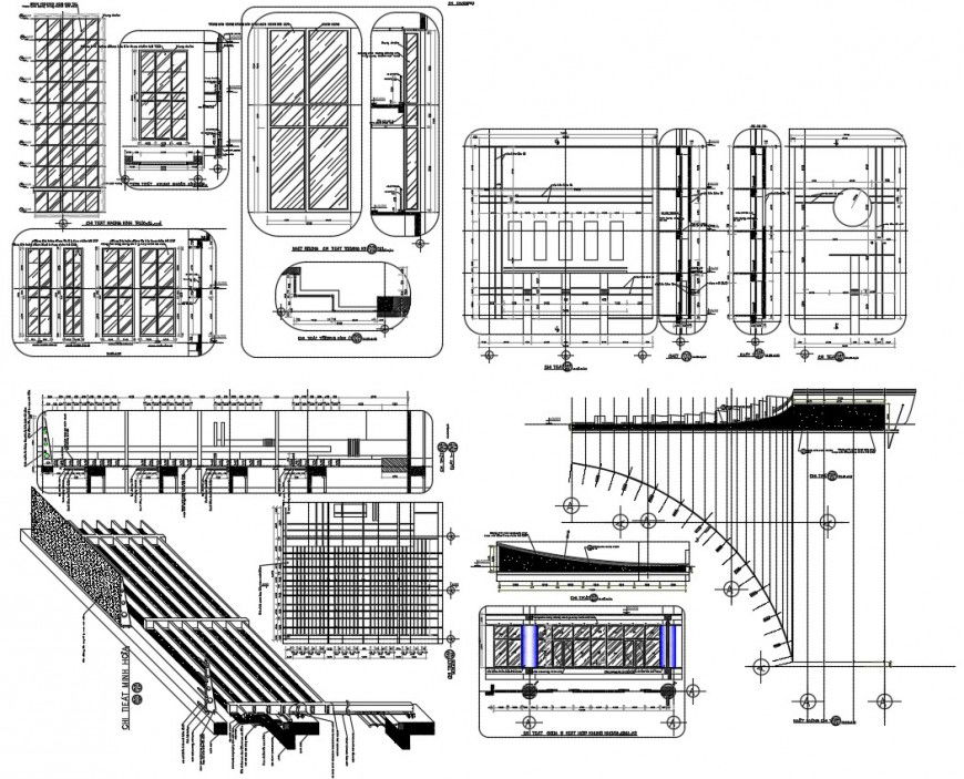 2d cad drawing of roof construction AutoCAD file
