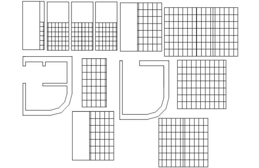 2d cad drawing of room plan AutoCAD software.