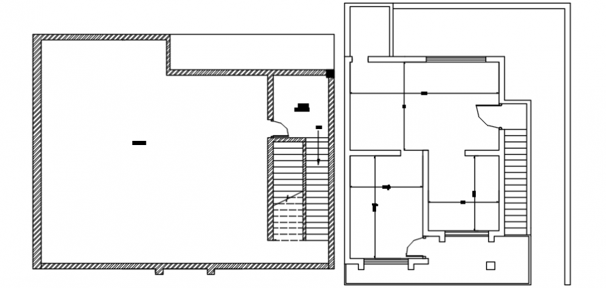 2d cad drawing of rough house diagram autocad software