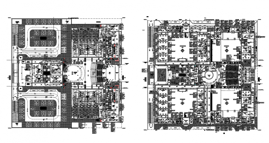2d cad drawing of school ac works auto cad software
